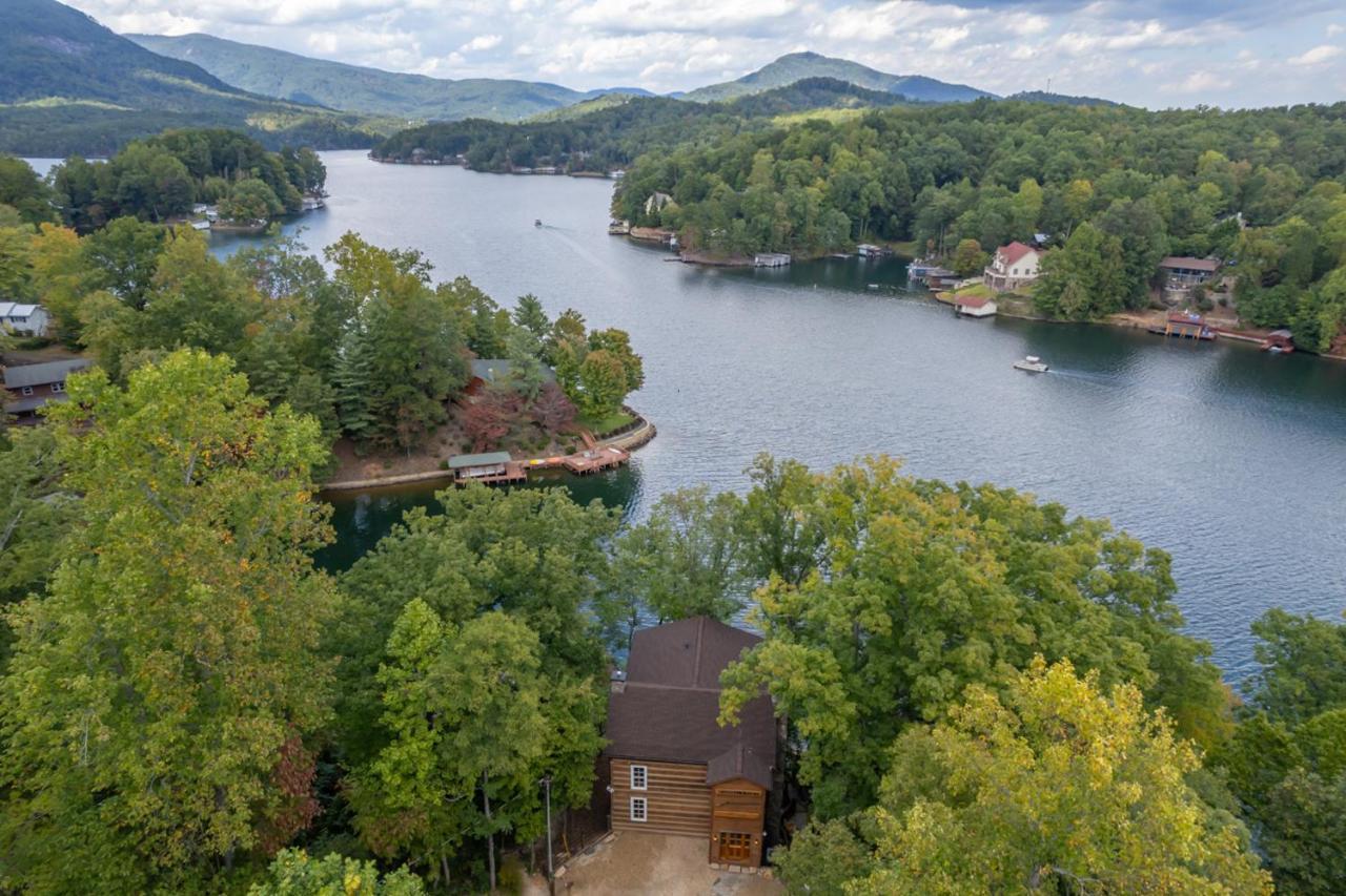 Vila Russell'S Fort At White Oak Point: Historical Cabin On Lake Lure, Luxury, Direct Lake Access! Exteriér fotografie