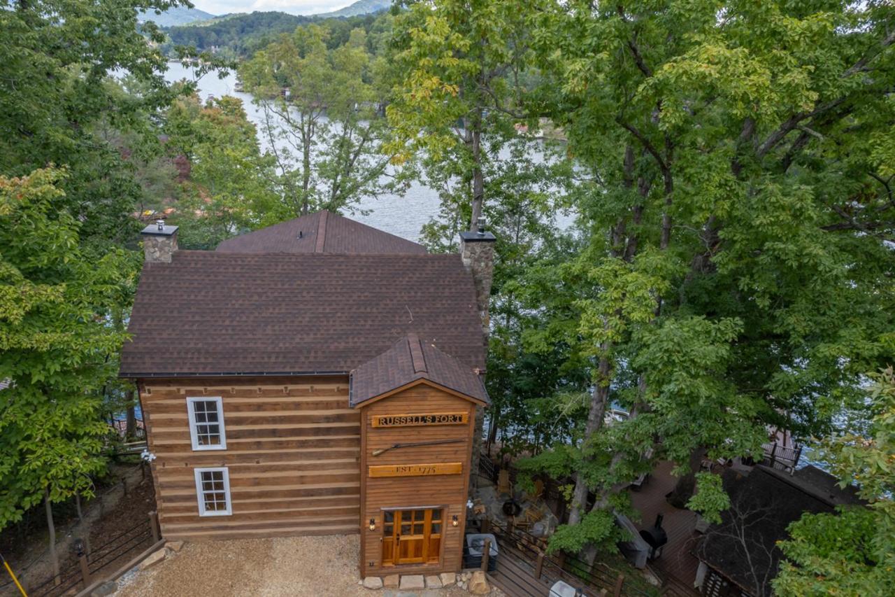 Vila Russell'S Fort At White Oak Point: Historical Cabin On Lake Lure, Luxury, Direct Lake Access! Exteriér fotografie
