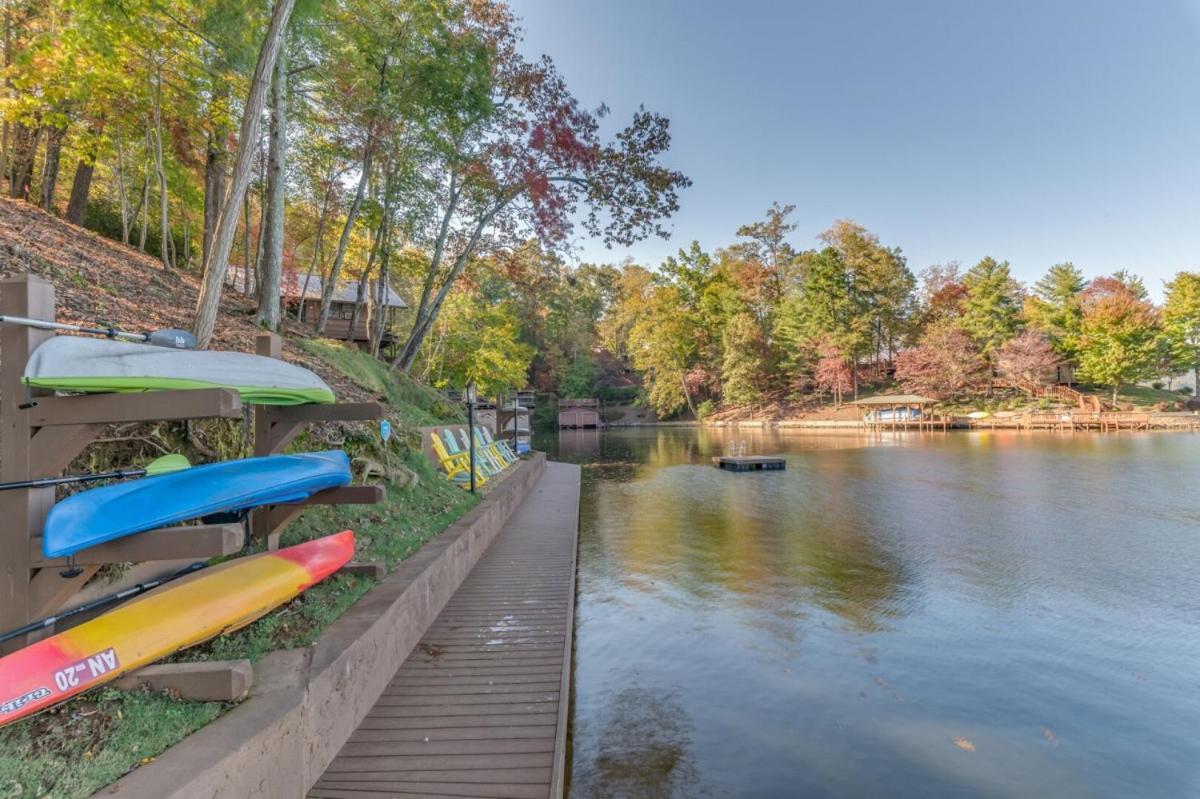 Vila Russell'S Fort At White Oak Point: Historical Cabin On Lake Lure, Luxury, Direct Lake Access! Exteriér fotografie