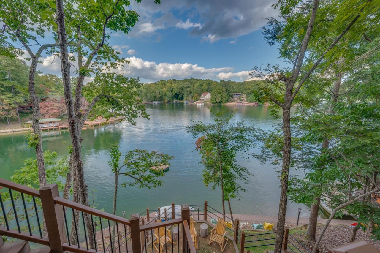 Vila Russell'S Fort At White Oak Point: Historical Cabin On Lake Lure, Luxury, Direct Lake Access! Exteriér fotografie