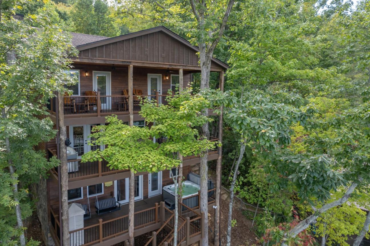 Vila Russell'S Fort At White Oak Point: Historical Cabin On Lake Lure, Luxury, Direct Lake Access! Exteriér fotografie